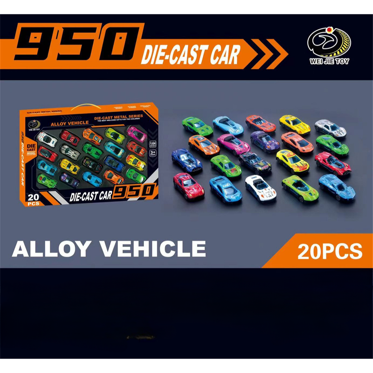 Alloy_Vehicle_Die_Metal_Cast_Car_20_Pcs_|_1-64_Scales_Car_Toy_1