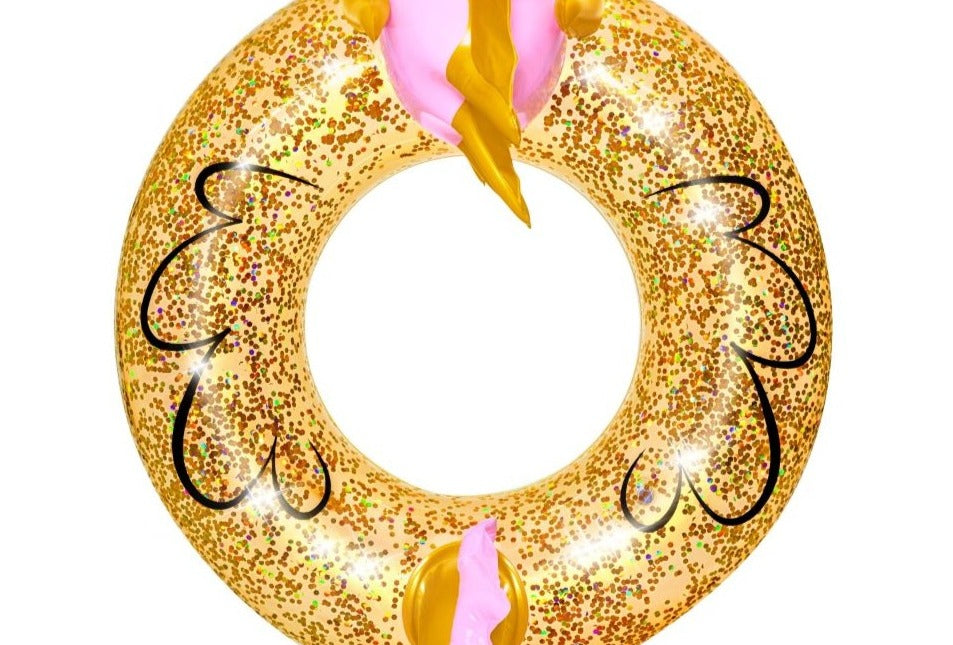 BESTWAY Glitter Seahorse Floating Swim Ring For Children 45in x 41in