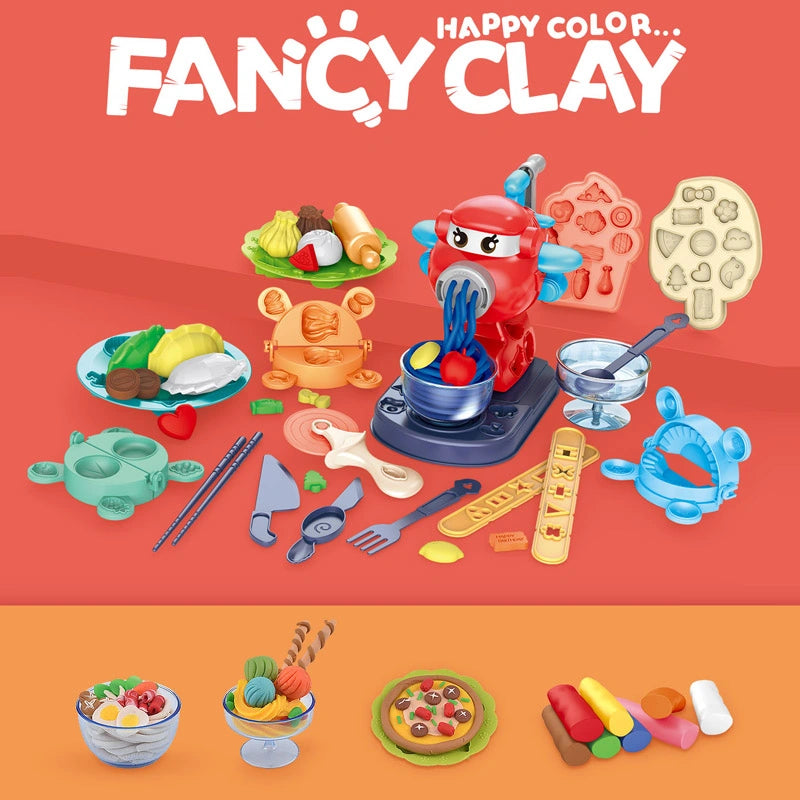 DIY_Colorful_Clay_Play_Set_|_Shape_Clay_With_Machines_1