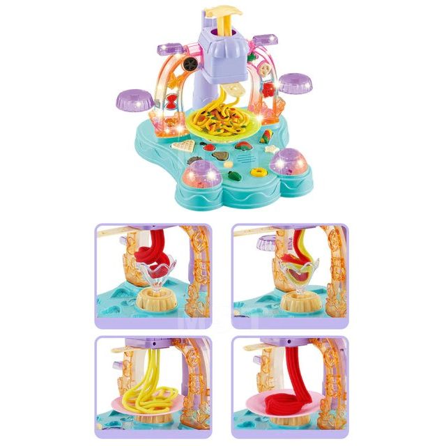 DIY Ice Cream Color Mud Toy With Sound Features