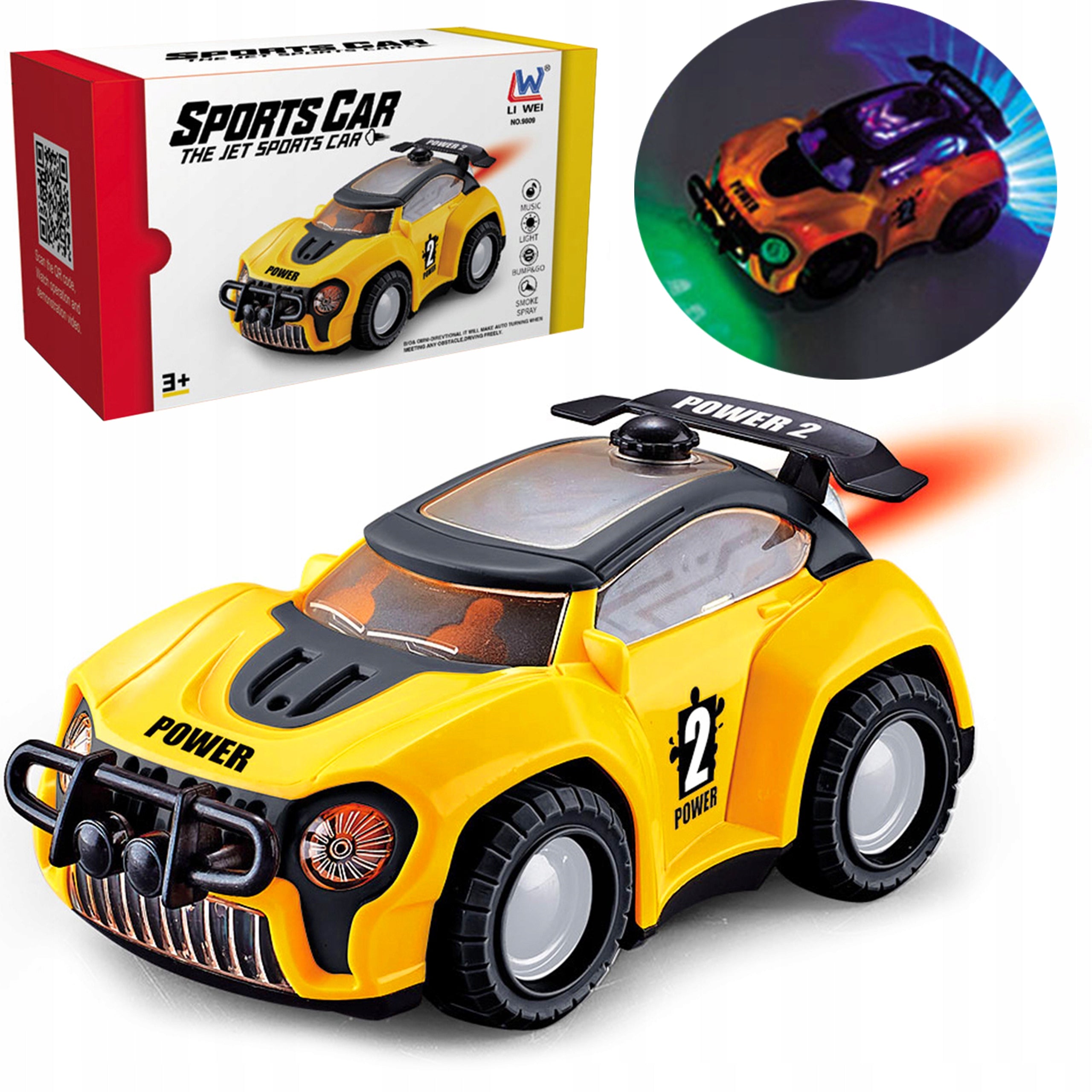 LI_WEI_|_Jet_Sports_Car_|_Smoke_Spray_&_3D_Light_1