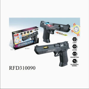 Desert Eagle Toy Gun with Lights, Sound Effects & Telescopic Barrel