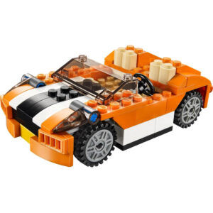 Decool Architect 3-in-1 Sunset Speeder Building Block Set – Sports Car, F1 Car & Truck (119 Pieces)