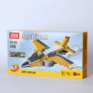 Decool Architect 3-in-1 Super Airplane Building Block Set – 130+ Pieces