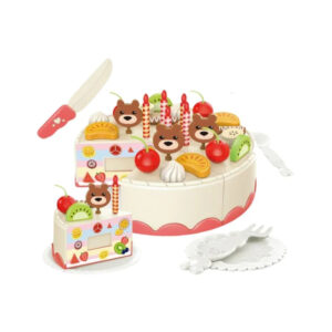 Delicious Cake Simulation 42-Piece Kitchen Set With Sliceablee Fruit & Cake