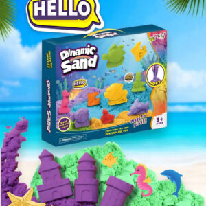 Dynamic Sand Magic Play Set with Colorful Molds, Sensory Learning & Mess-Free Creative Fun