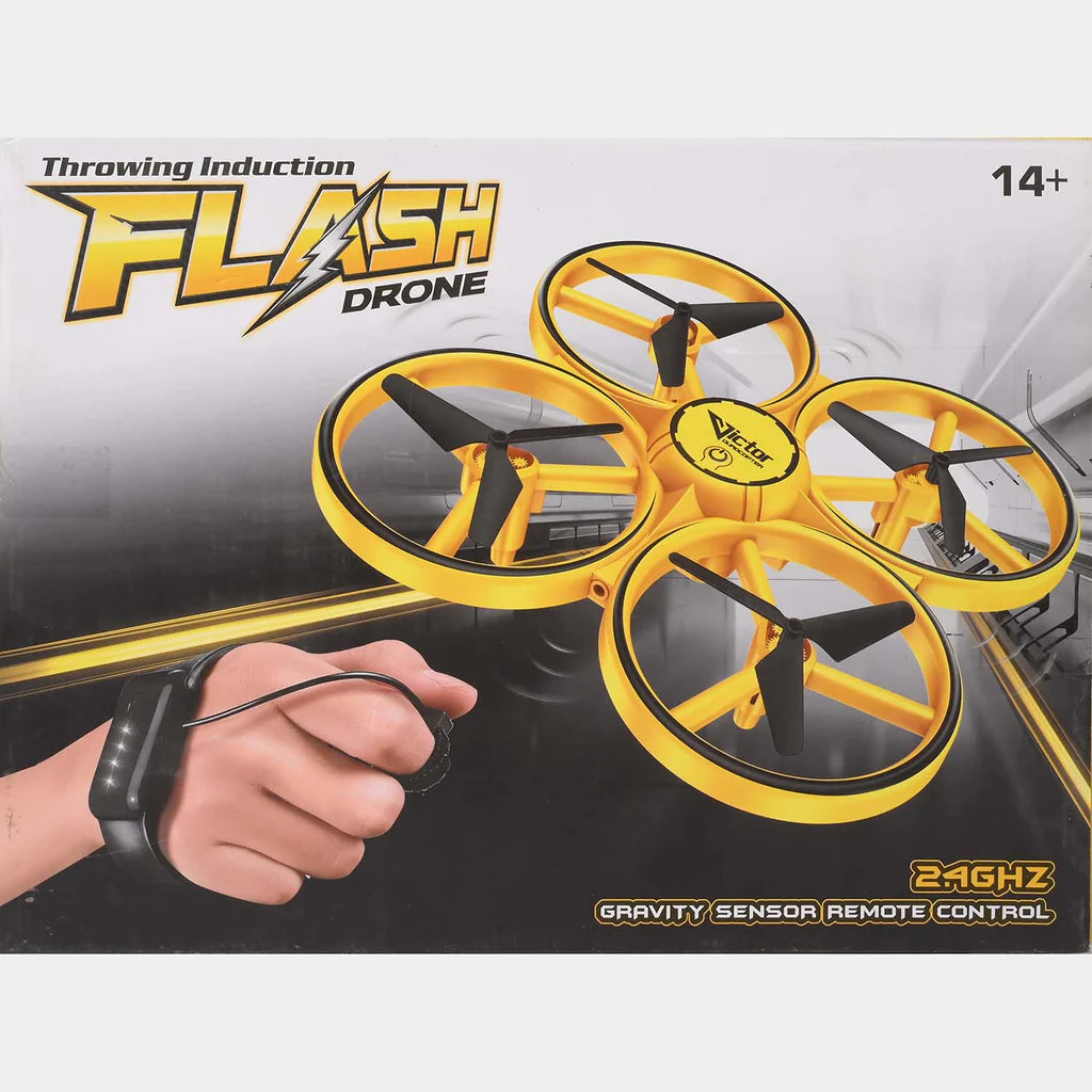 Flash Drone | Hand Gesture & RC | Induction Flash Control Drone