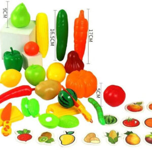 Fruit Cutting & Sorting Play Set with Basket 🍎🔪