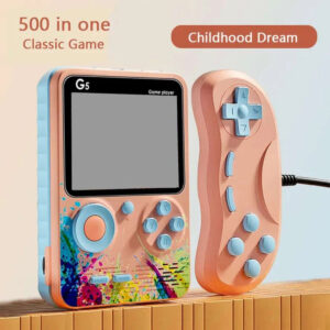 G5 Handheld Retro Gaming Console with 3-Inch Color Screen, TV Output & Multiplayer Support