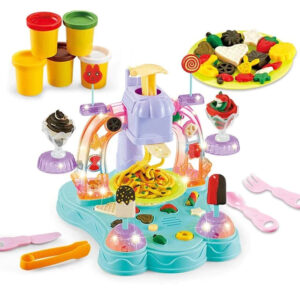 DIY Ice Cream Color Mud Toy With Sound Features