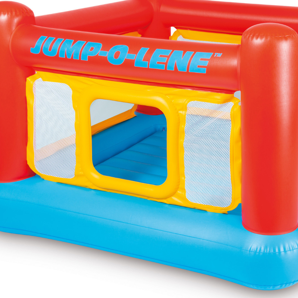 Intex Inflatable Jumping Trampoline Playhouse Jump-O-Lene 5ft 8in x 5ft 8in x 3ft 8in