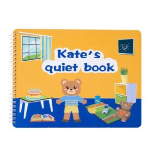Kate's Quiet Book Montessori Activity Book with Matching & Pasting Games