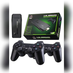 M8 Pro 4K Retro Game Stick Console with 20,000 Games, HDMI Output & Dual Wireless Controllers